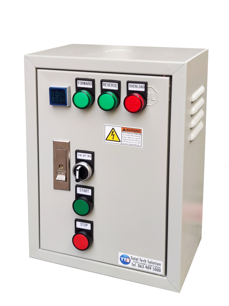 ตู้คอนโทรลมอเตอร์ FR111D 220VAC 1เฟส 1/8-10HP