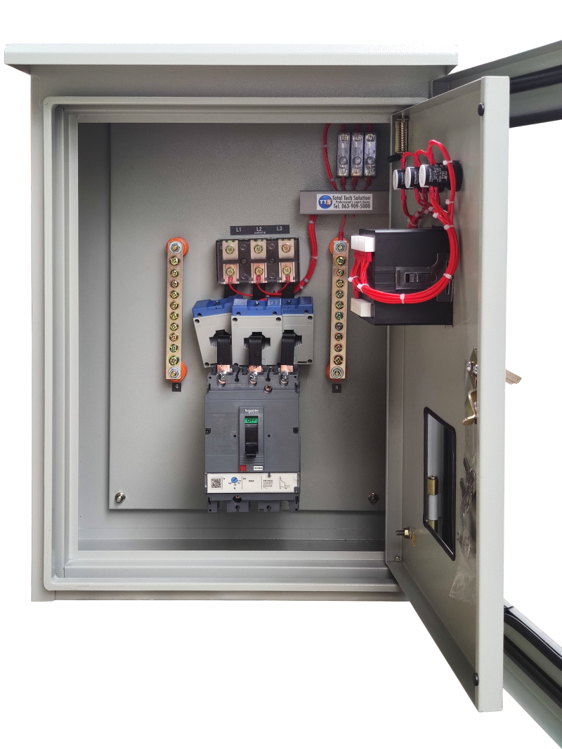 ตู้เบรคเกอร์ Schneider DB4 3P 100A-630A มีนิวตรอลบาร์ มีกราวด์บาร์