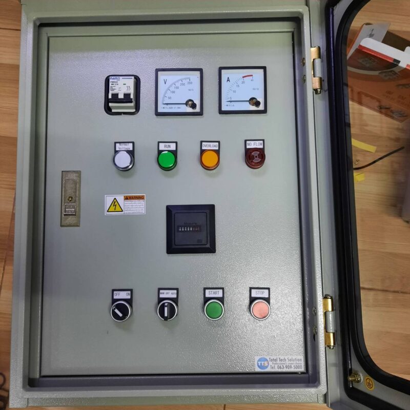 ตู้คอนโทรล 181D 220VAC 1เฟส 0.2-10HP (สเปคกรมทรัพยากรบาดาล)