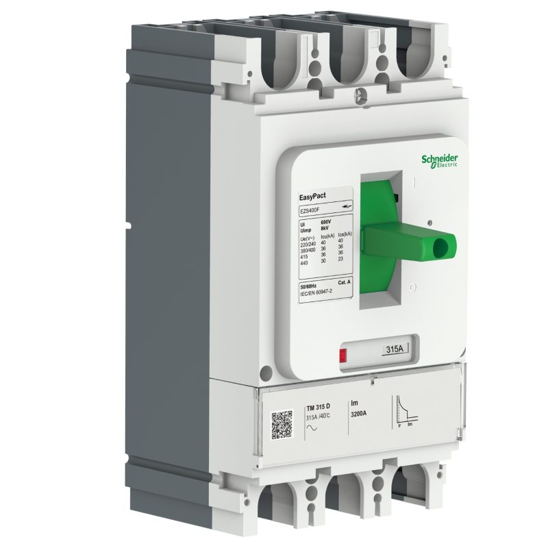 MCCB Schneider  EZS100-630 3P 16-600A E 25kA/F 36kA