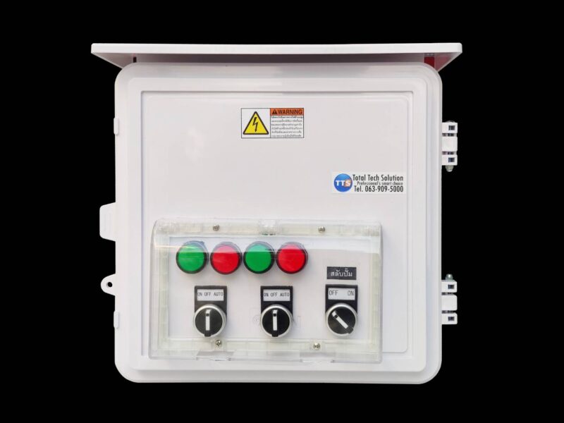 ตู้คอนโทรลหลายมอเตอร์ PB031D 1เฟส 220V 0.1-10HP