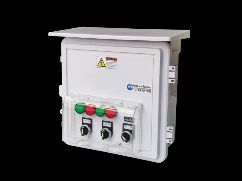 ตู้คอนโทรลหลายมอเตอร์ PB031D 1เฟส 220V 0.1-10HP